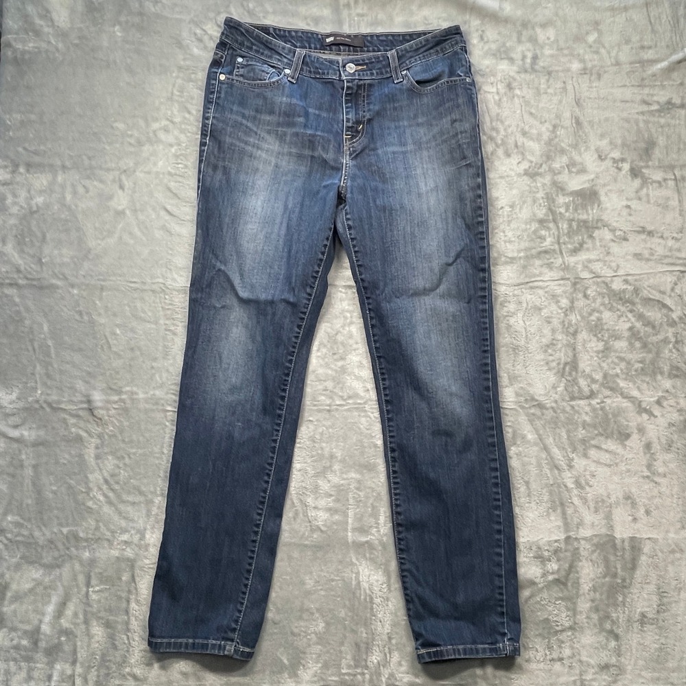 Levi's Mid Rise Skinny Jeans Blue Wash Stretch Denim Women's Size 12M W31 L32